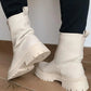 Bottines ALBINA [ Beige ] - Eylim Boutique