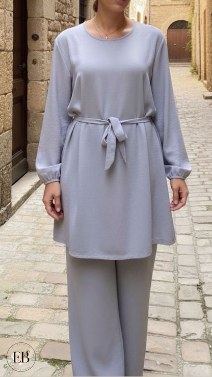 Ensemble ANNA [ Gris clair ] - Eylim Boutique
