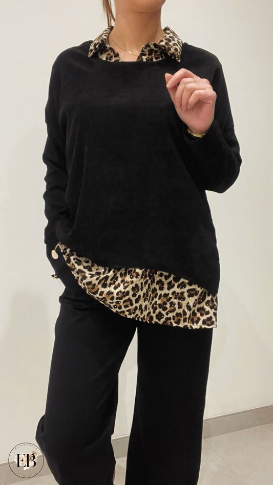 T-shirt / Chemisier LÉOPARD Eylim Boutique