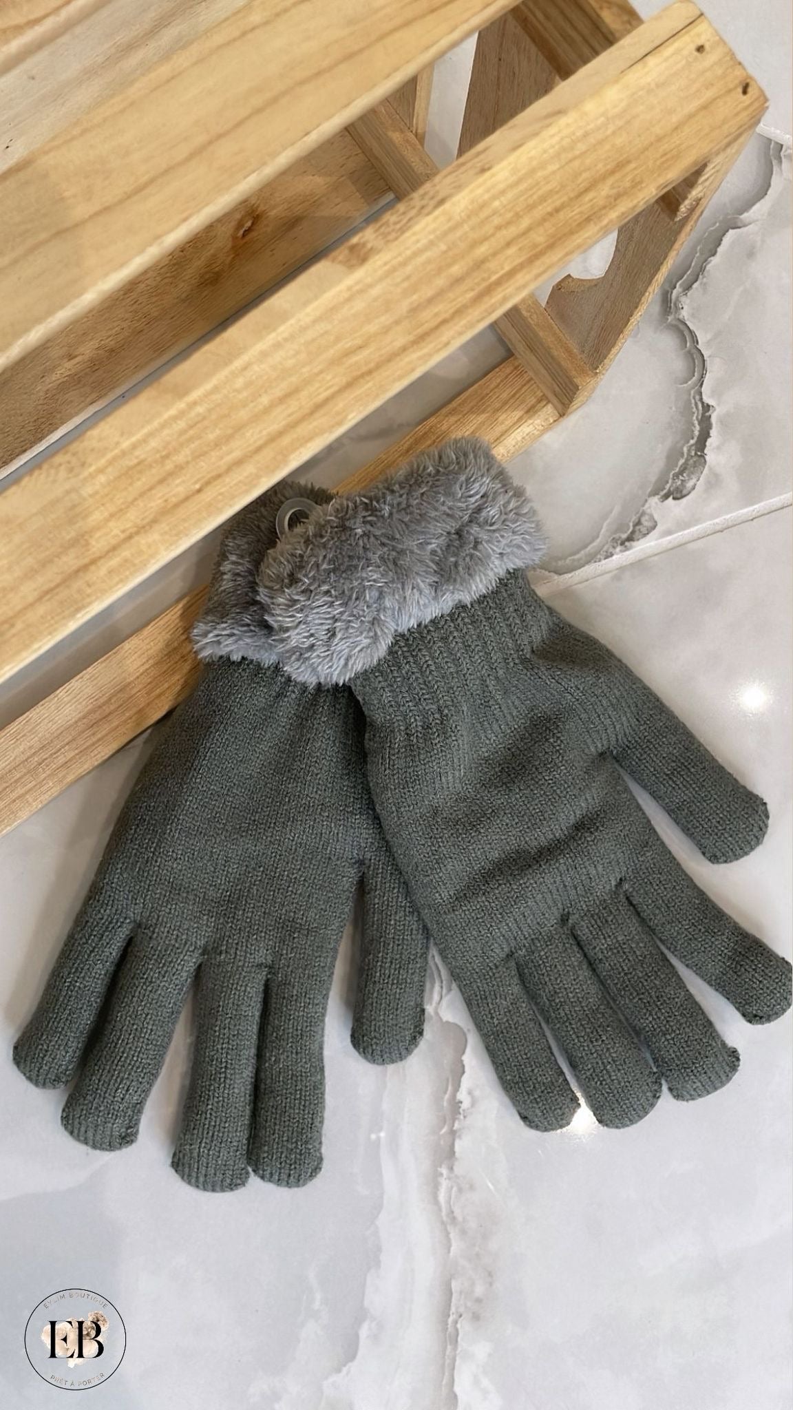 Gants CLARA [ Gris ] Eylim Boutique