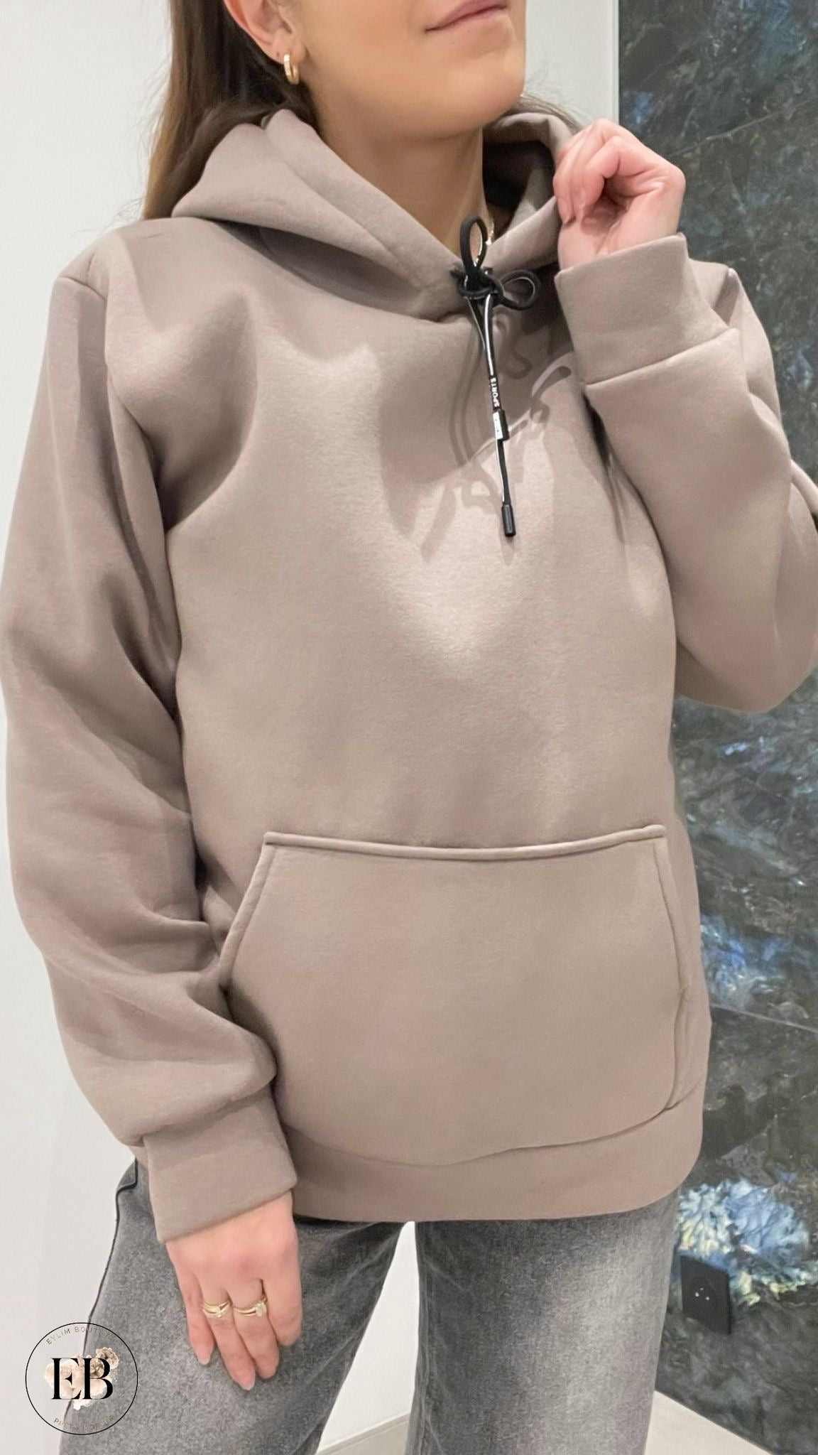 Sweat MALIA [ Taupe ] Eylim Boutique