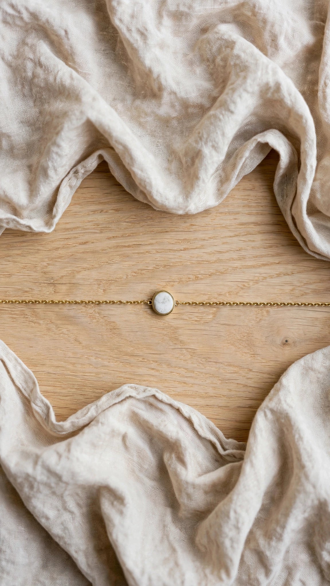 Collier effet marbre 🤍 Eylim Boutique