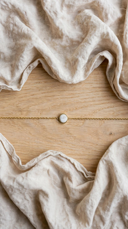 Collier effet marbre 🤍 Eylim Boutique