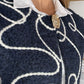 Gilet sans manches ADÈLE [ Bleu marine ] - Eylim Boutique