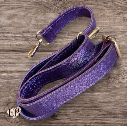 Sacoche bandoulière CUIR [ Violet ] - Eylim Boutique