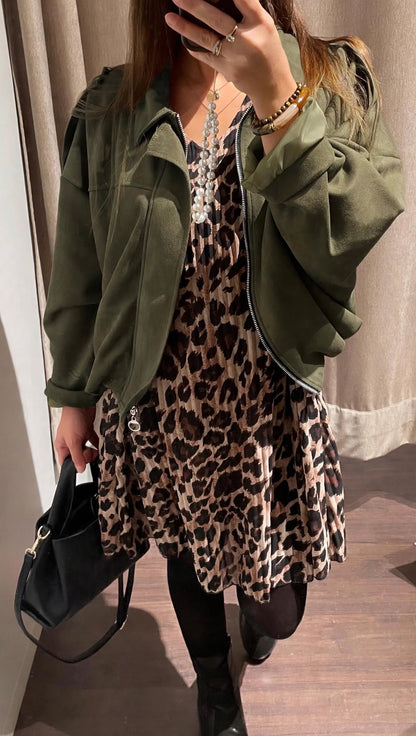 Veste bombers LISON [ Kaki ] Eylim Boutique