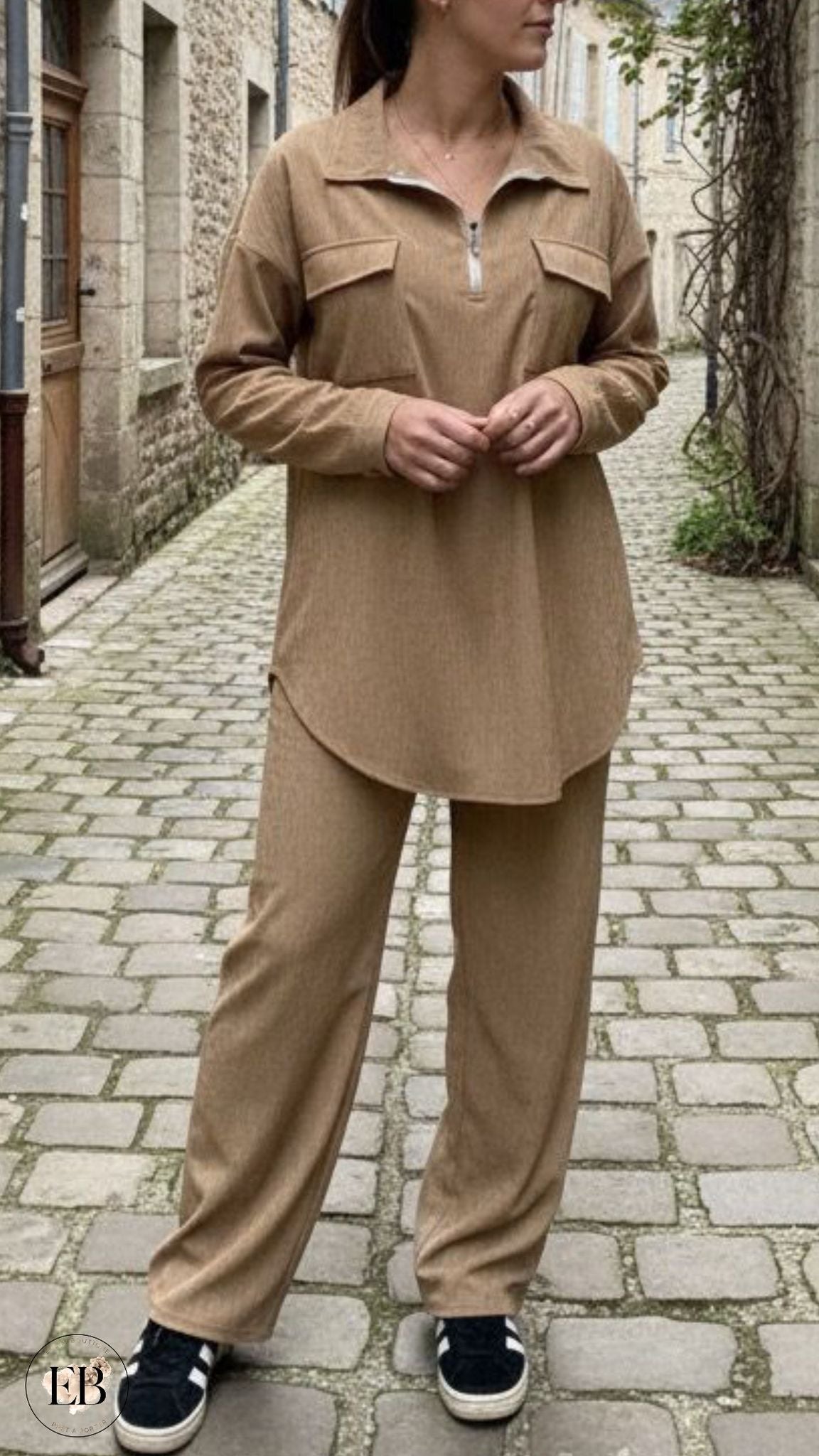 Ensemble SANNA [ Cappuccino ] Eylim Boutique