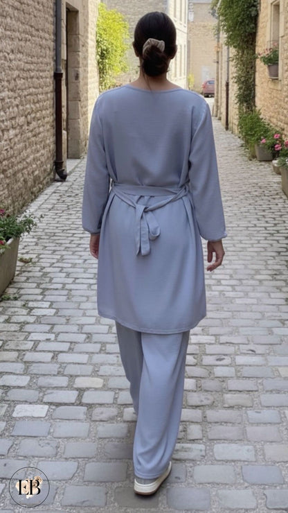 Ensemble ANNA [ Gris clair ] - Eylim Boutique