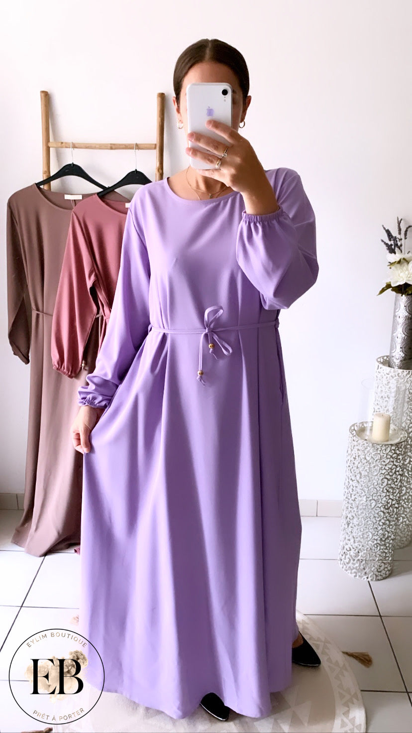 Abaya SAFA [ Lilas ]