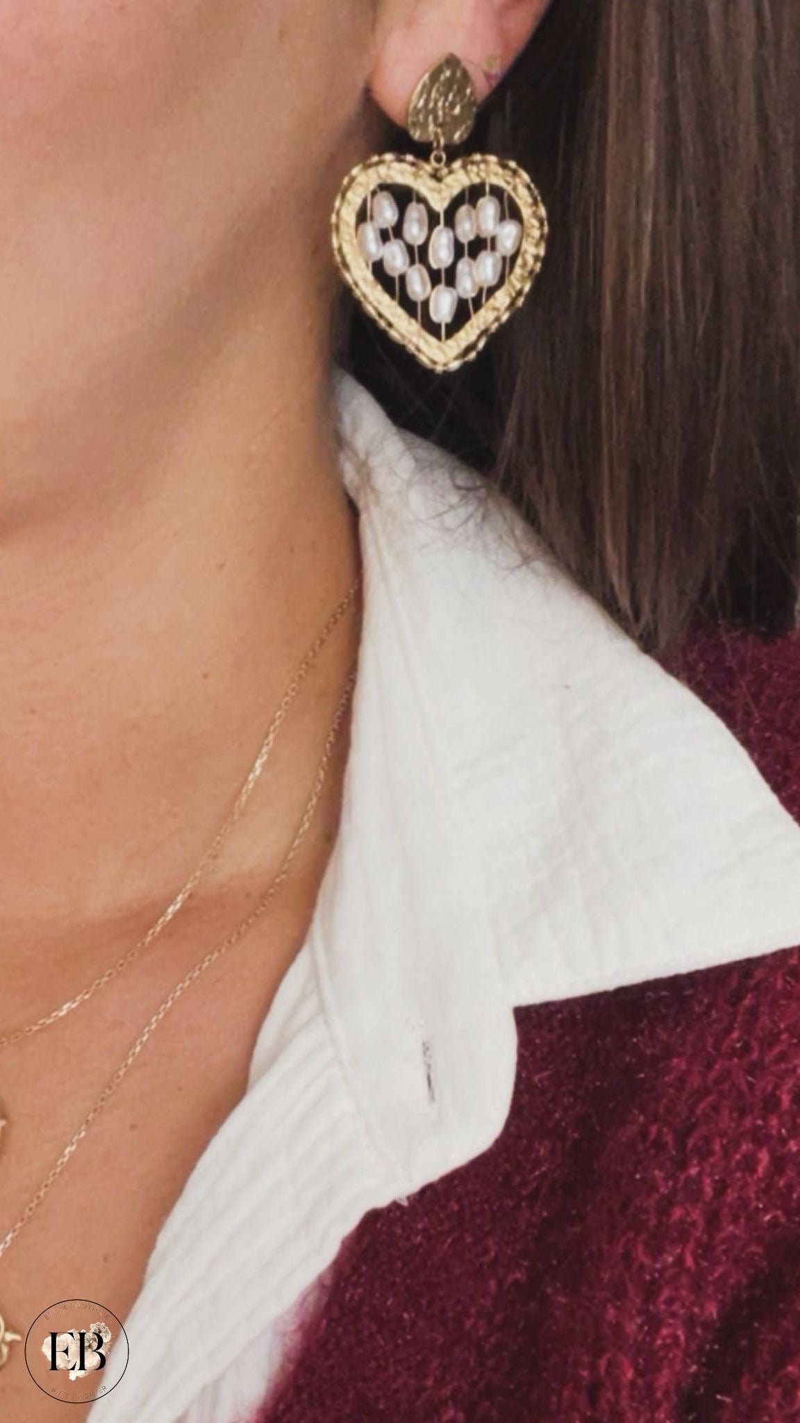 Boucles d’oreilles CŒUR Eylim Boutique