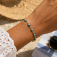 Bracelet acier inoxydable ŒIL [ Turquoise ] Eylim Boutique