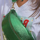 Sacoche bandoulière CUIR [ Vert ]