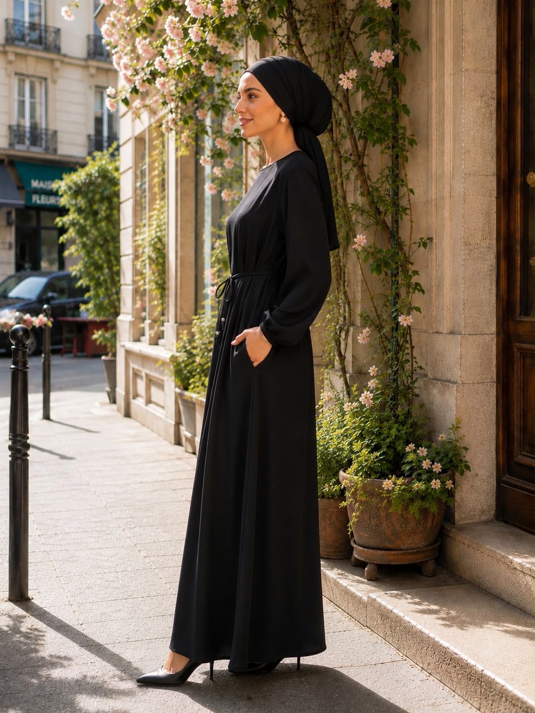 Abaya SAFA [ Noir ] Eylim Boutique