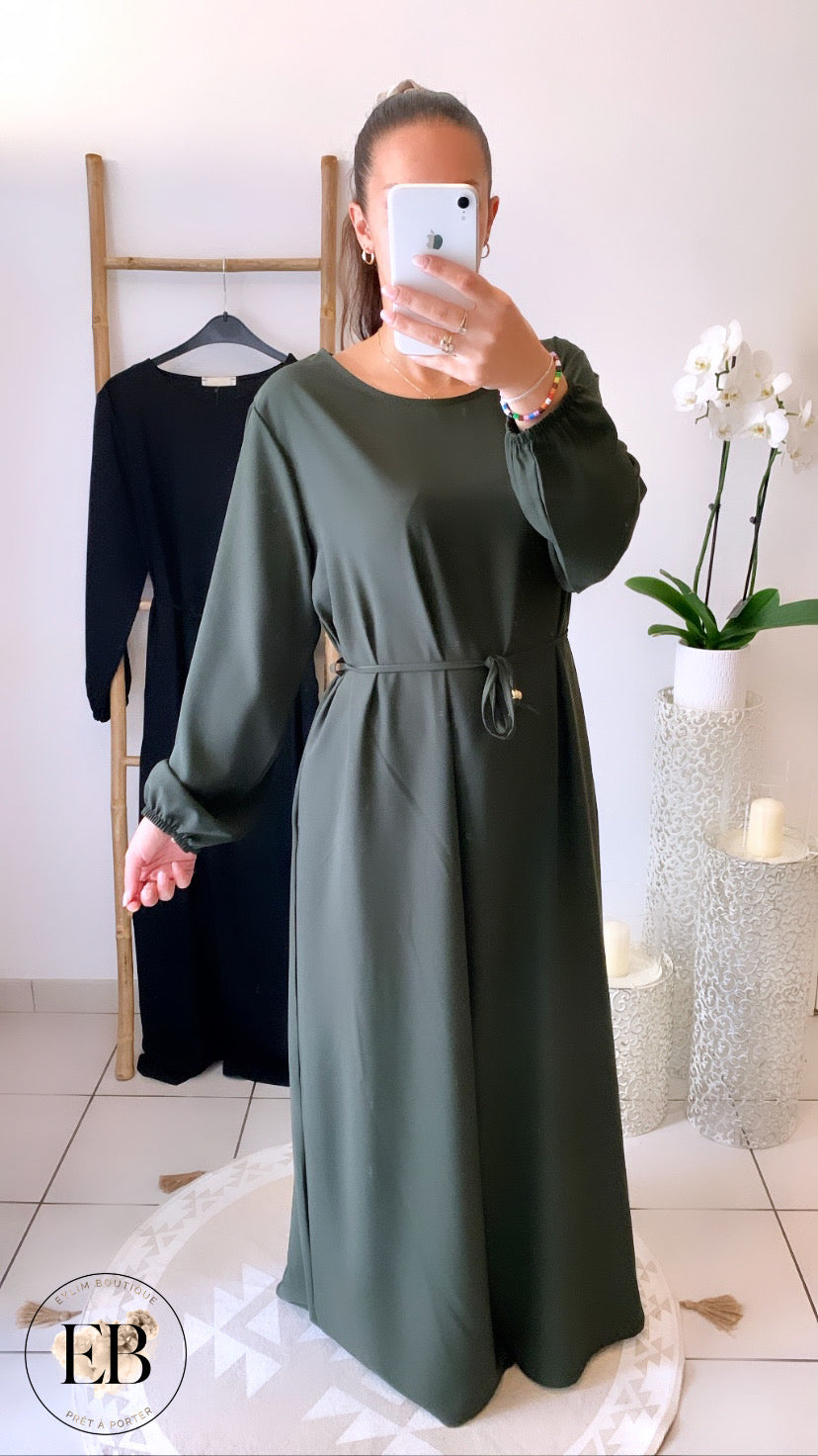 Abaya SAFA [ Kaki ]