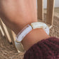 Bracelet ARIA [ Blanc / Écru ]