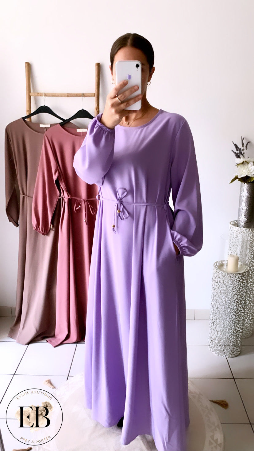 Abaya SAFA [ Lilas ]