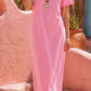 Robe LOUISE [ Rose ] Eylim Boutique