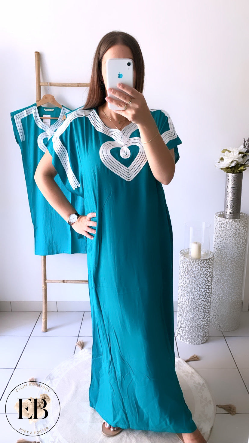 Robe INAYA « Enfant » [ Turquoise ]