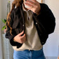 Veste bombers BOUCLETTES [ Noir ] Eylim Boutique