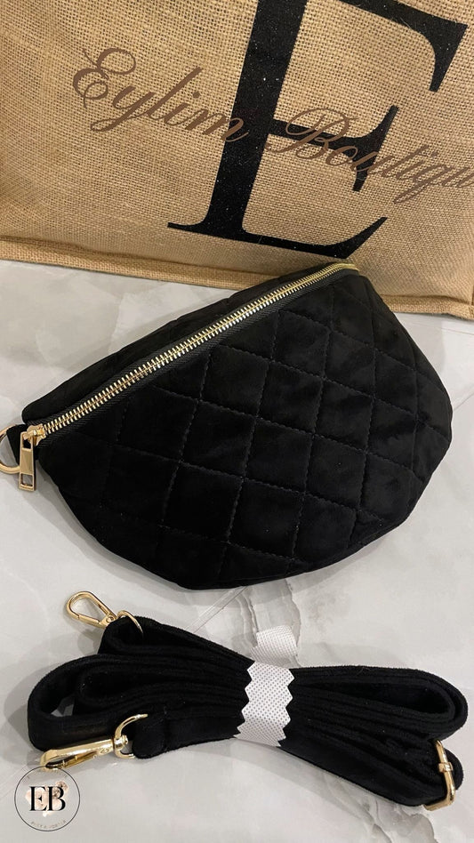 Sacoche bandoulière matelassée [ Noir ] Eylim Boutique