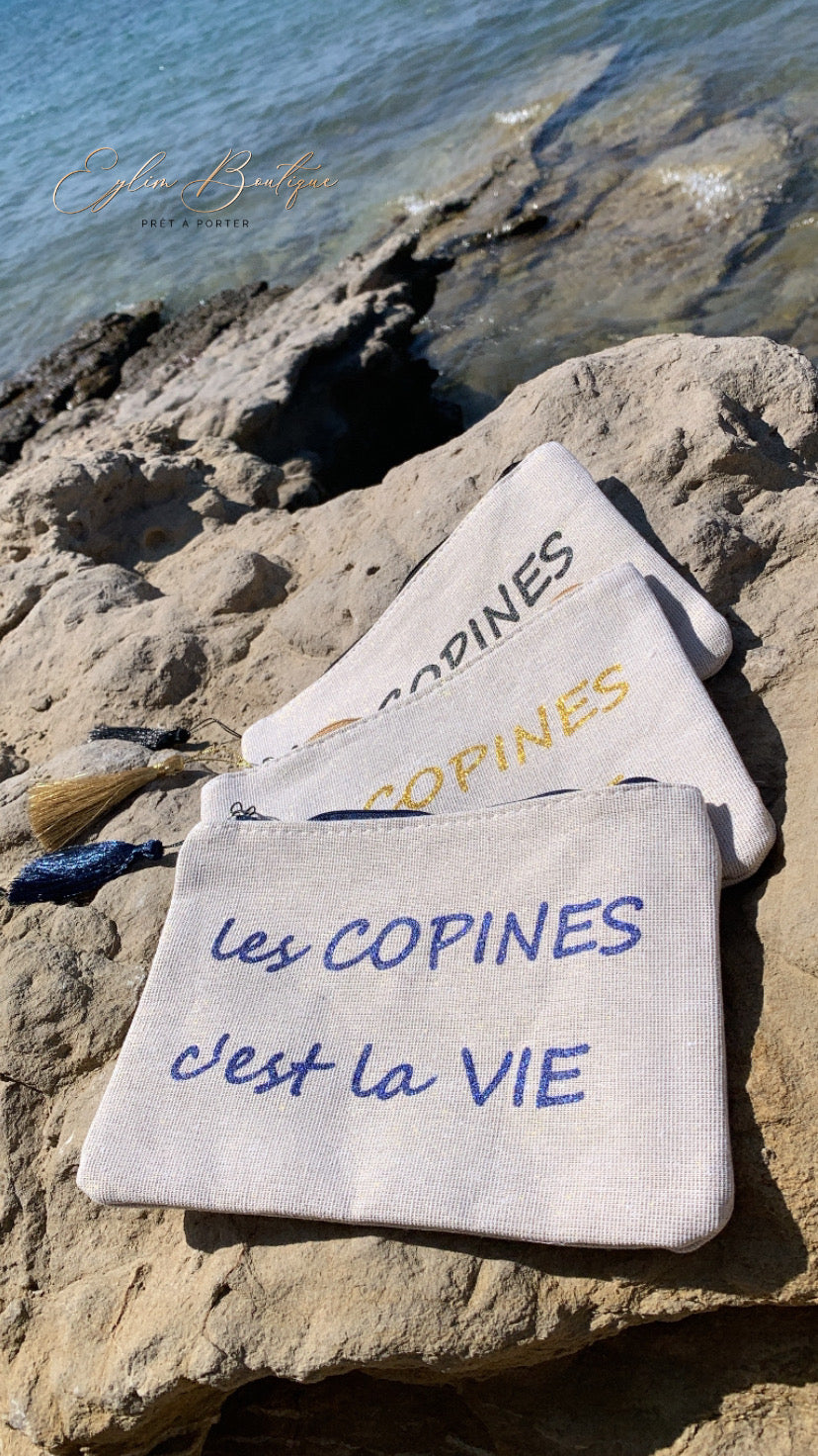 Pochette LES COPINES … [ Plusieurs coloris ]