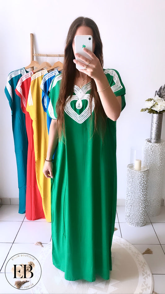 Robe INAYA « Adulte » [ Vert ]