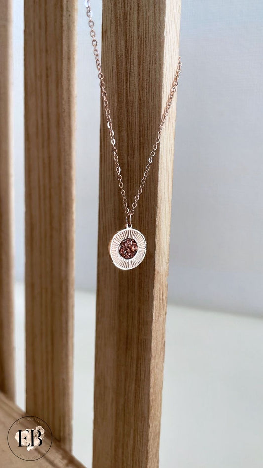 Collier CLAIRE [ Rose gold ]