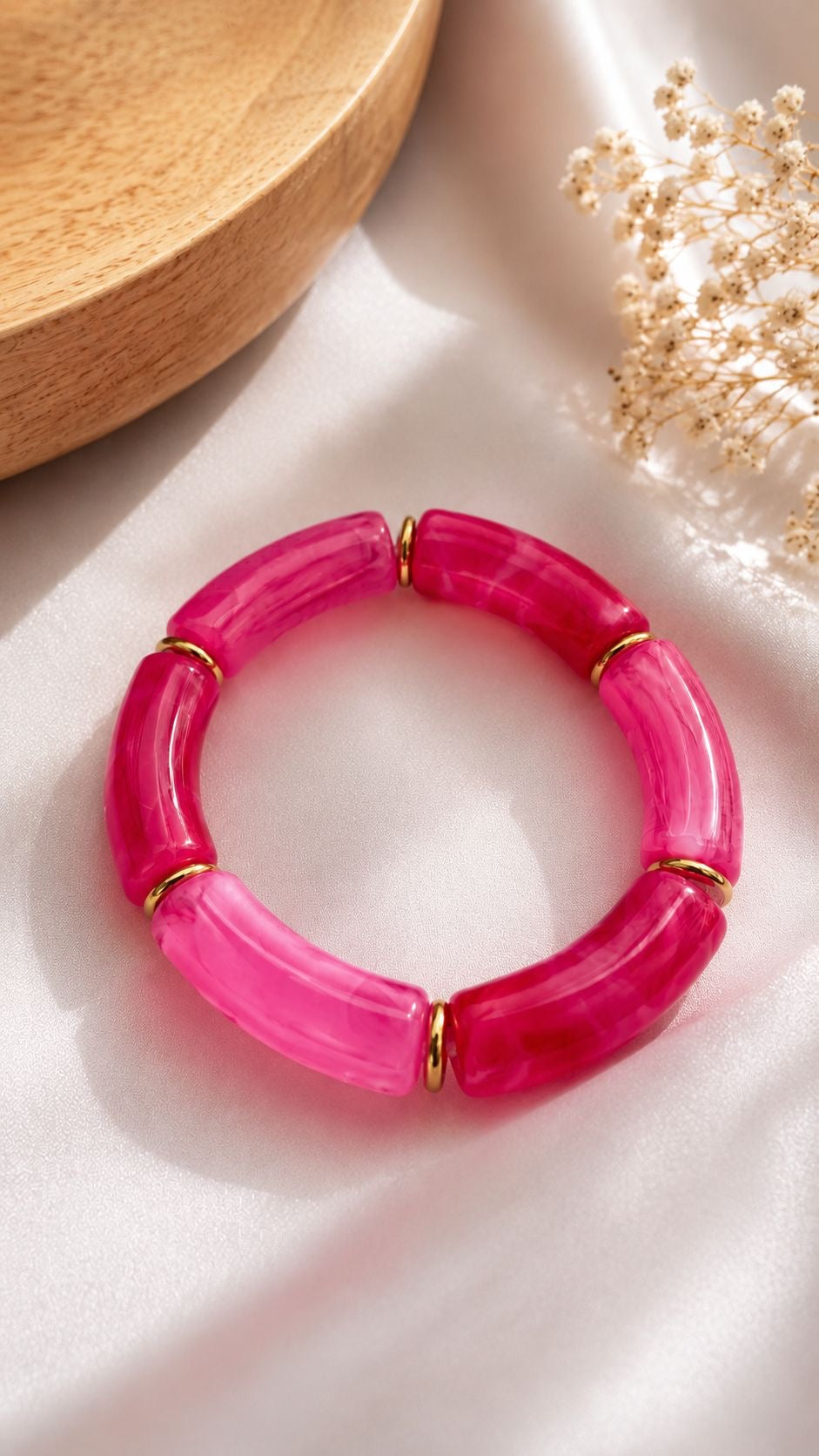Bracelet ARIA [ Rose fushia ] Eylim Boutique