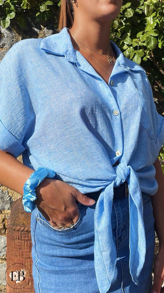 Chemisier EMMIE [ Bleu ]