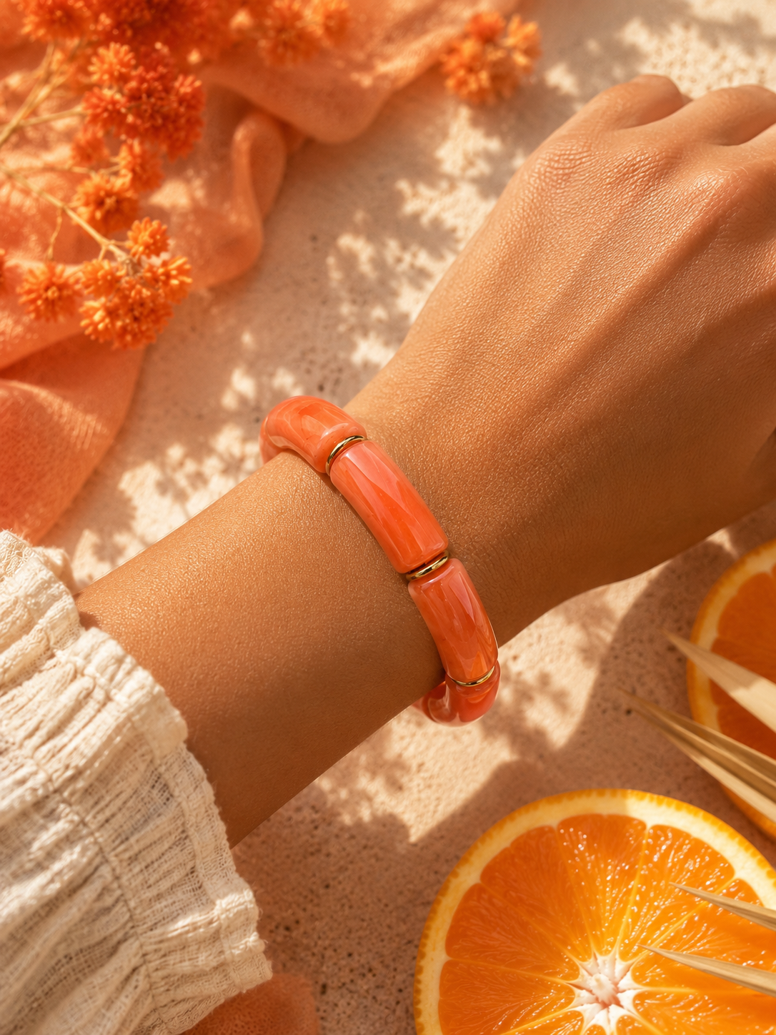Bracelet ARIA [ Orange ] Eylim Boutique