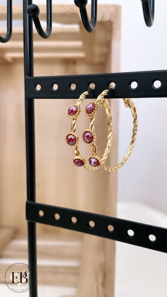 Boucles d’oreilles CRÉOLES [ Doré ]