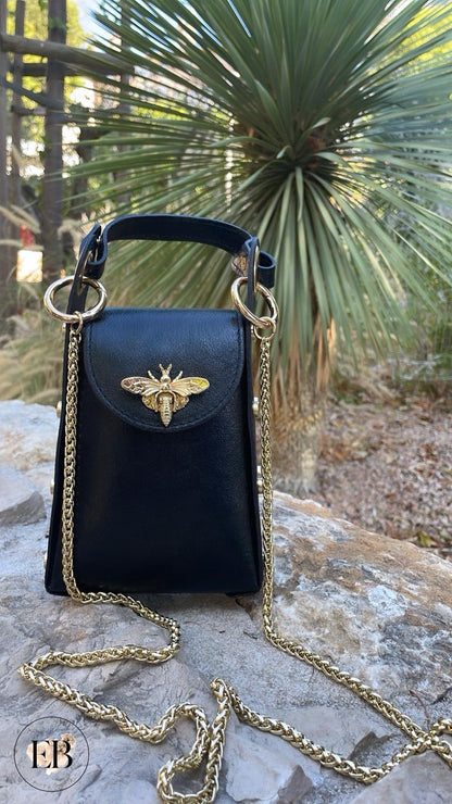 Sac bandoulière ISIS [ Noir ] - Eylim Boutique