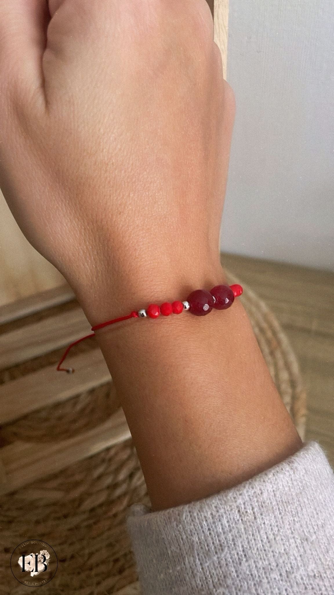 Bracelet [ Rouge ] Eylim Boutique