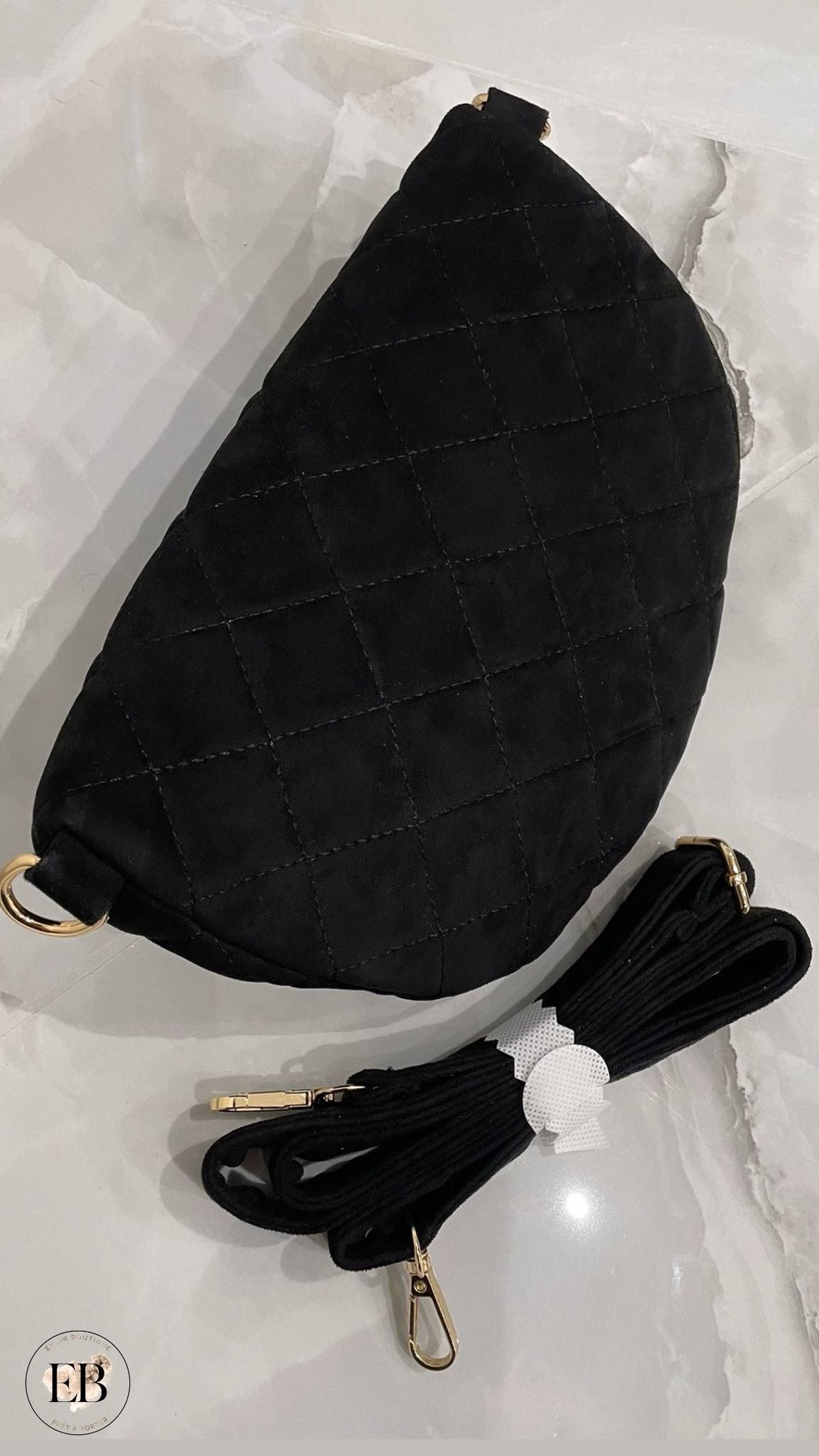 Sacoche bandoulière matelassée [ Noir ] Eylim Boutique