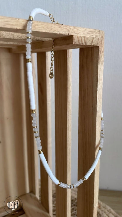 Collier NOVA [ Blanc ] Eylim Boutique