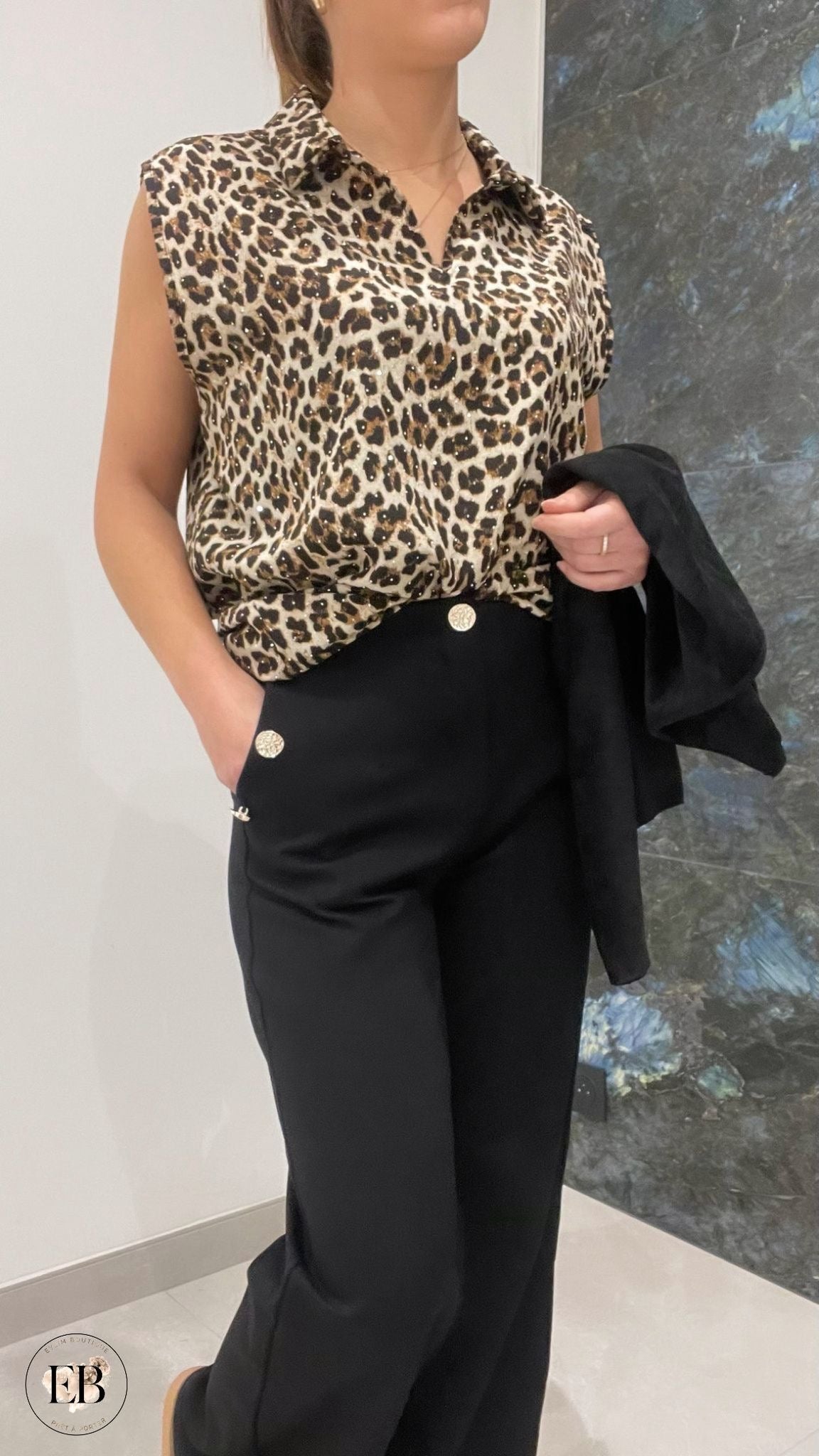 Pantalon [ Noir ] Eylim Boutique