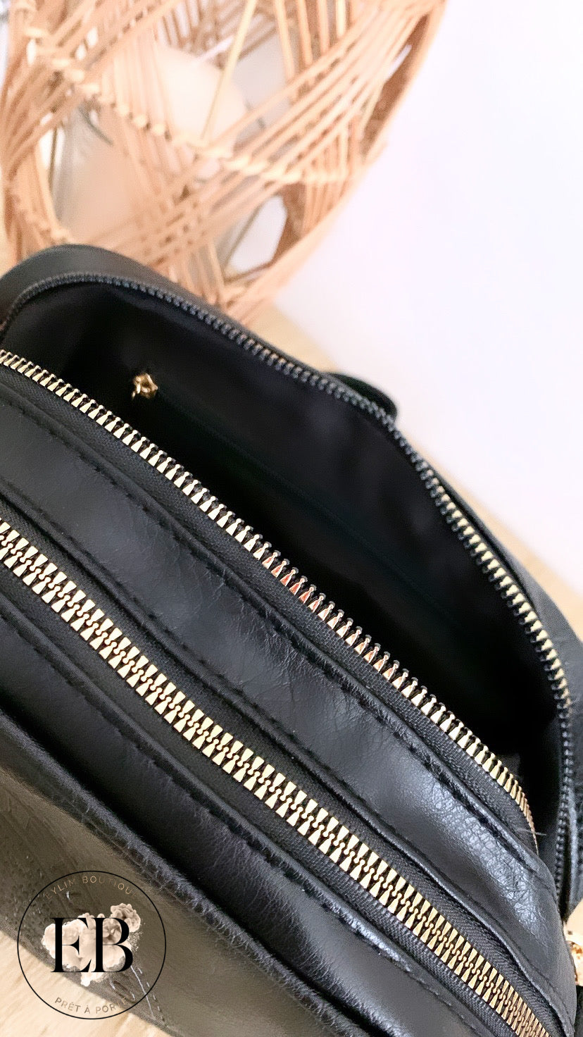 Sac bandoulière SANNA [ Noir ]