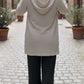 Gilet à capuche CÉLESTE [ Écru ] Eylim Boutique