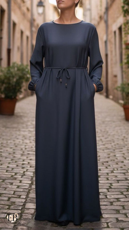 Abaya SAFA [ Gris anthracite ]