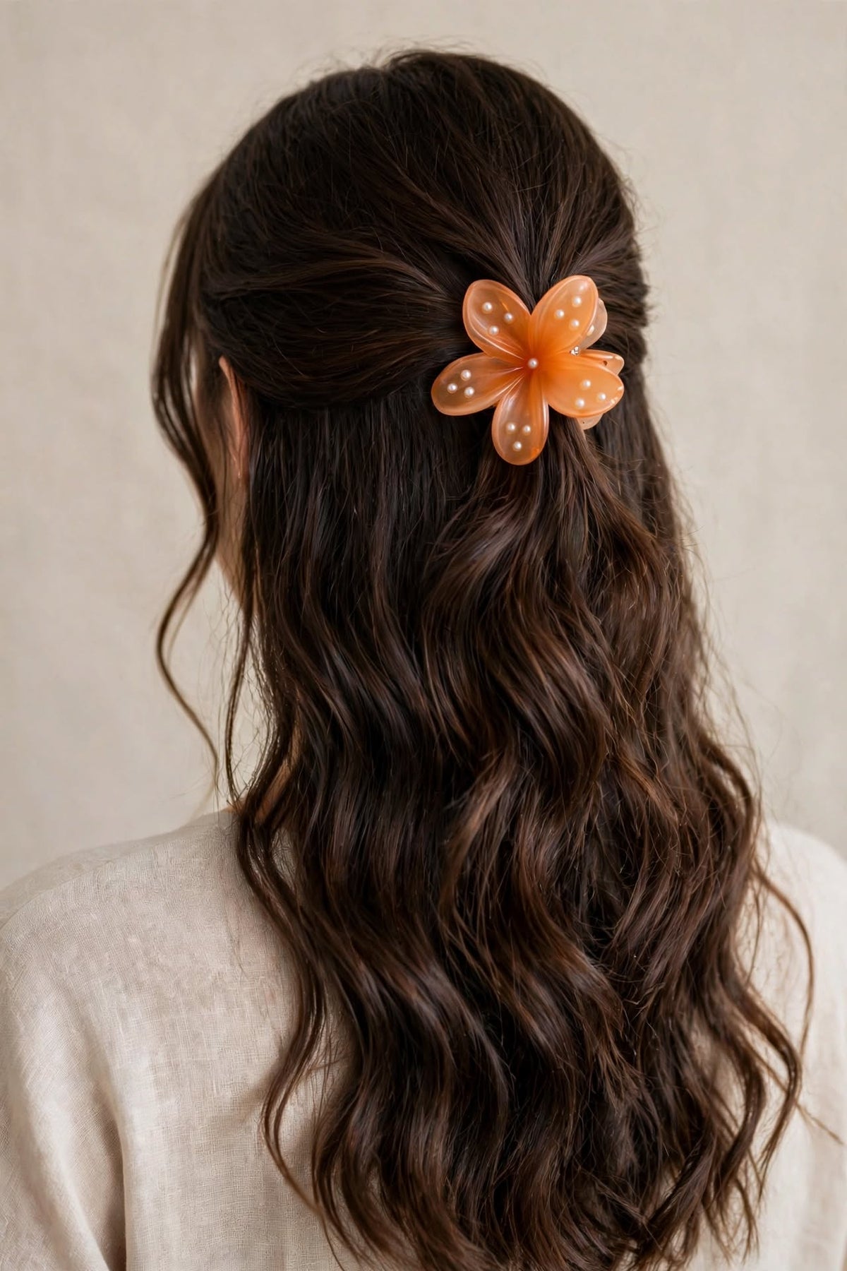 Pince à cheveux TAHITI à perles 🧡 Eylim Boutique