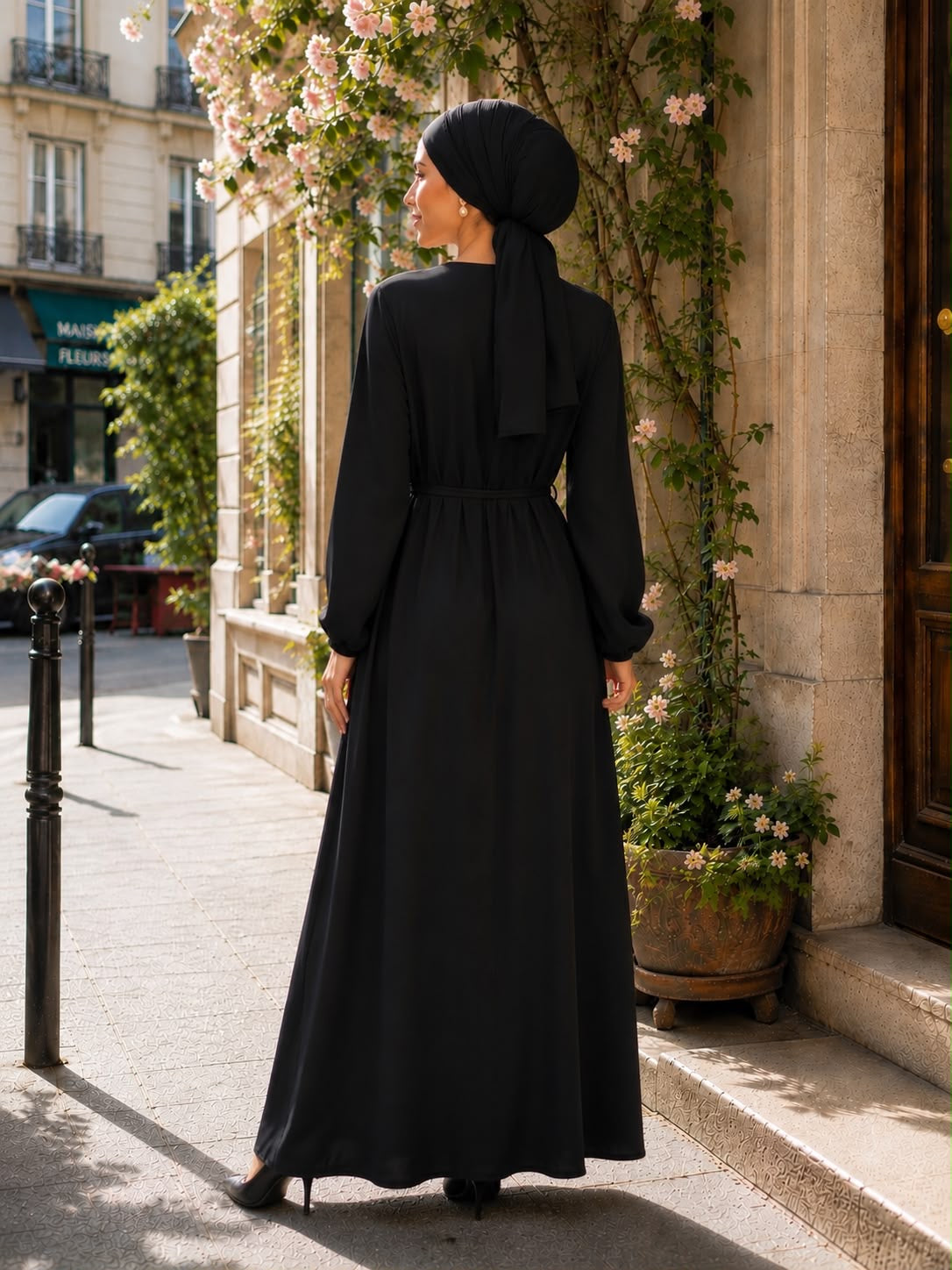Abaya SAFA [ Noir ] Eylim Boutique