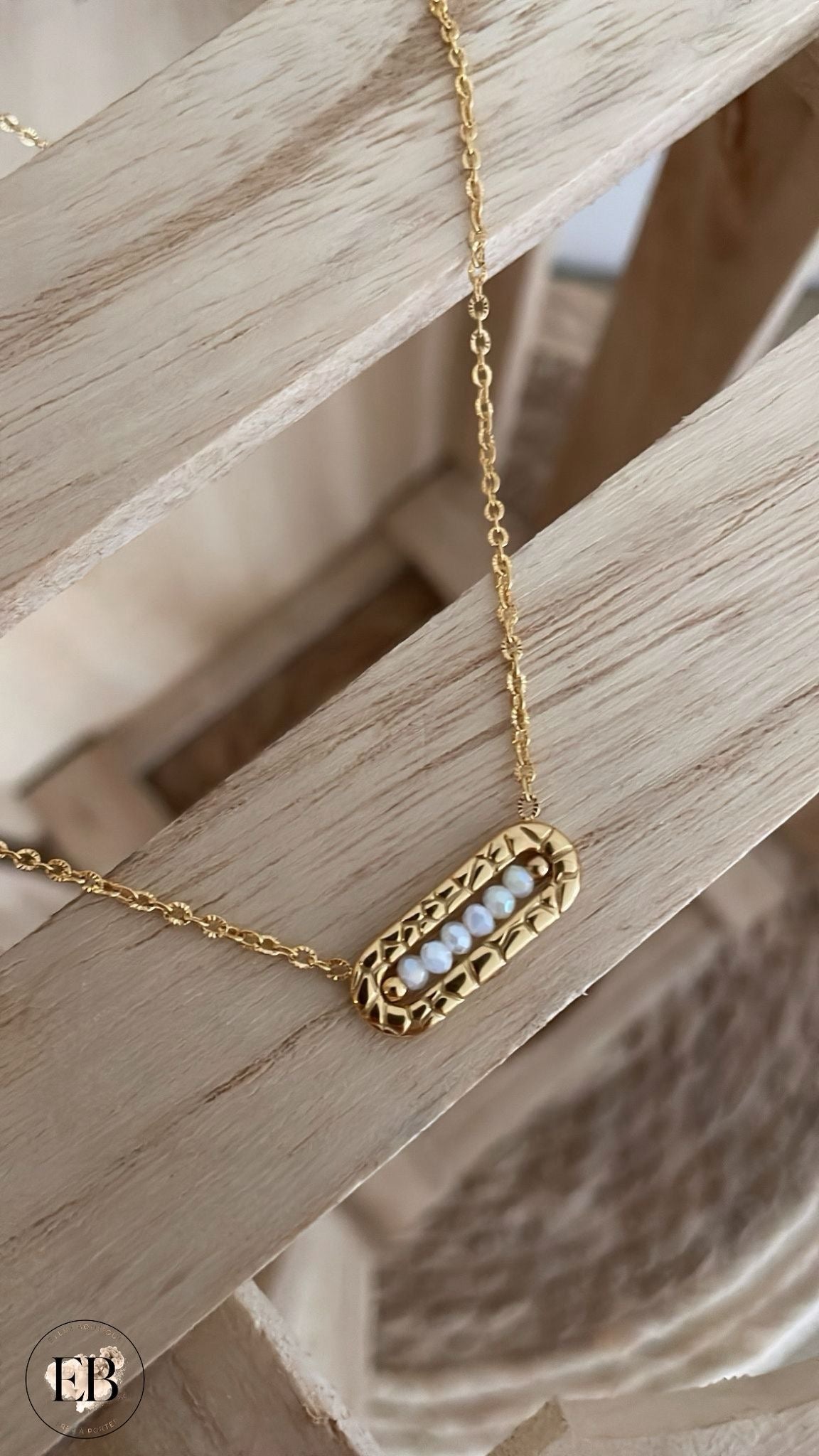 Collier [ Blanc ] Eylim Boutique