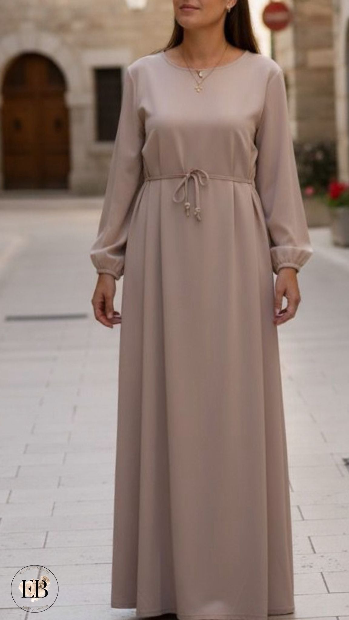Abaya SAFA [ Beige ] Eylim Boutique