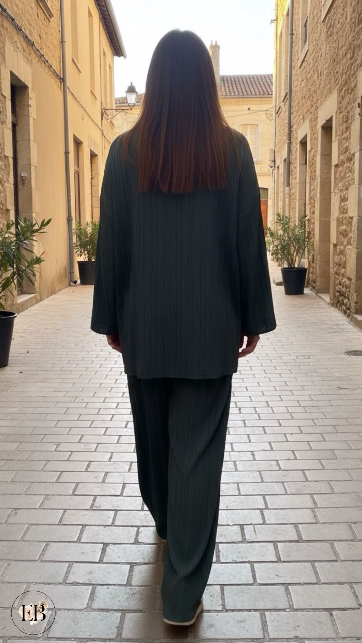 Ensemble IBTISSEM [ Kaki ] Eylim Boutique