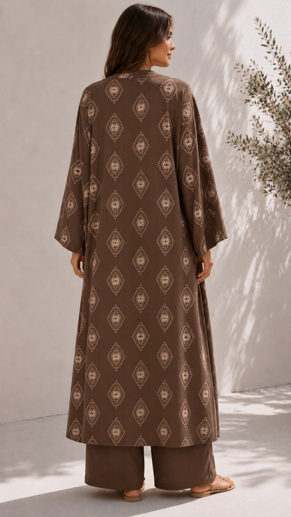 Ensemble kimono ASMA [ Chocolat ] Eylim Boutique