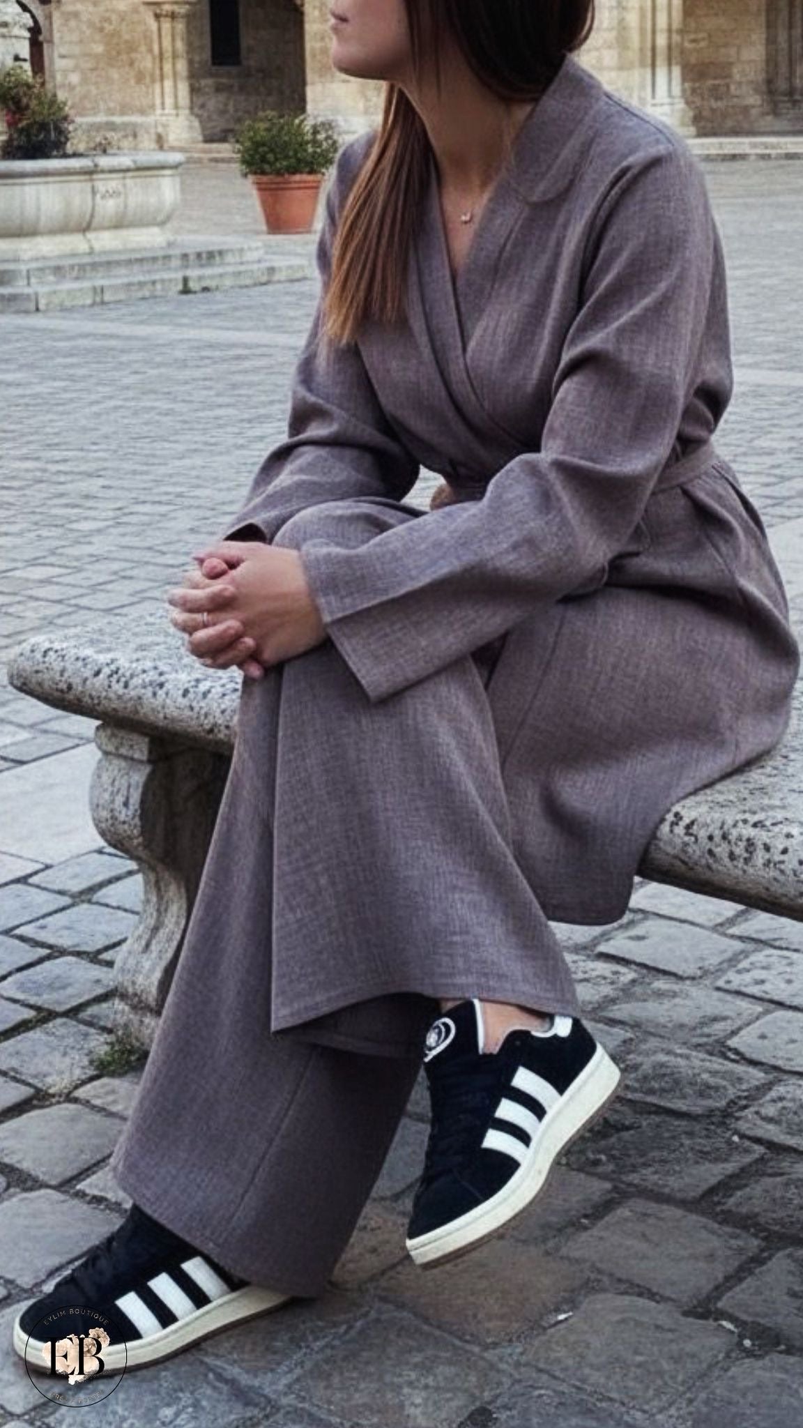 Ensemble IMANE [ Taupe ]