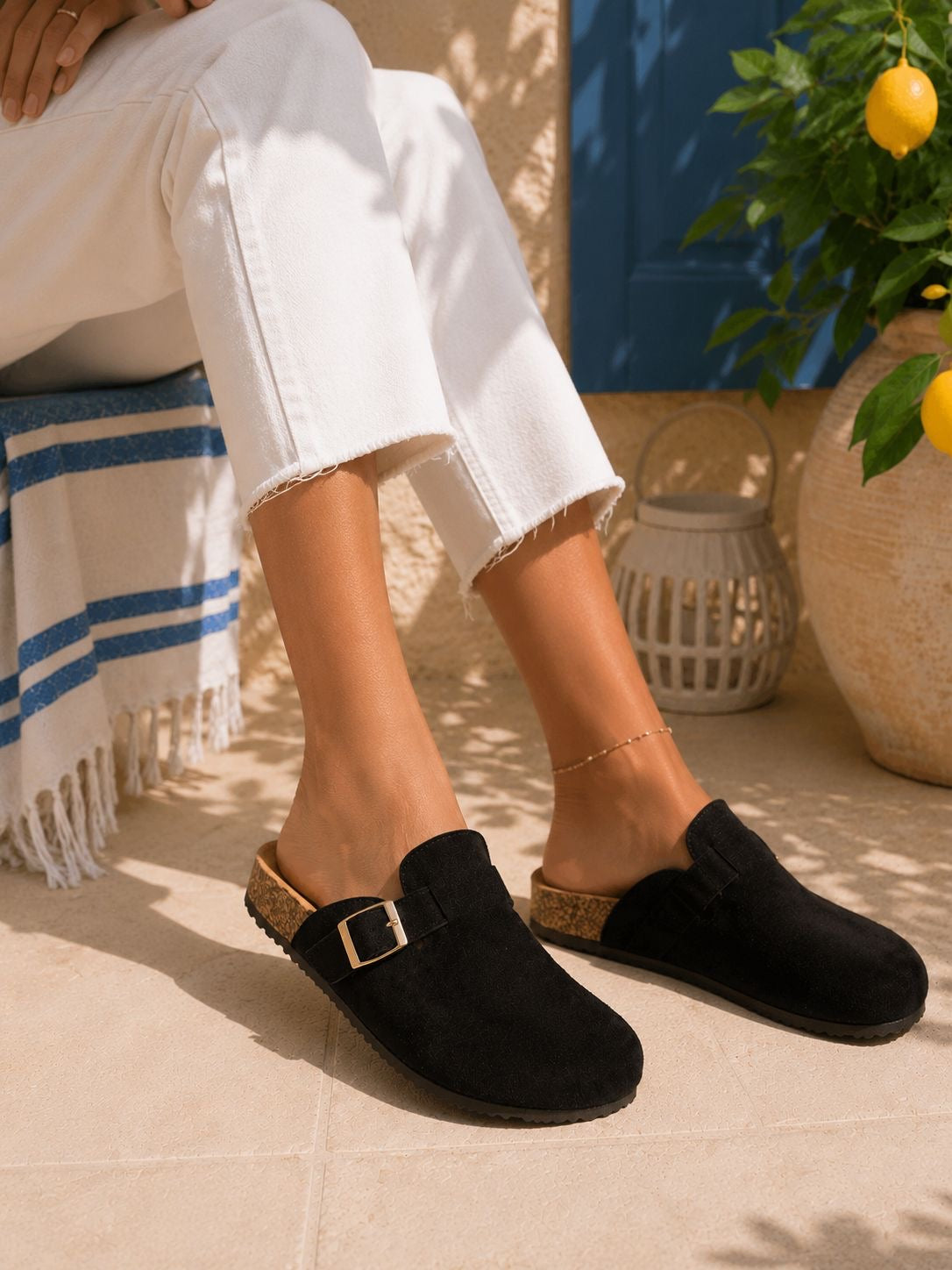 Mules EMMA [ Noir ] Eylim Boutique
