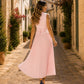Robe JADE [ Rose pâle ] Eylim Boutique