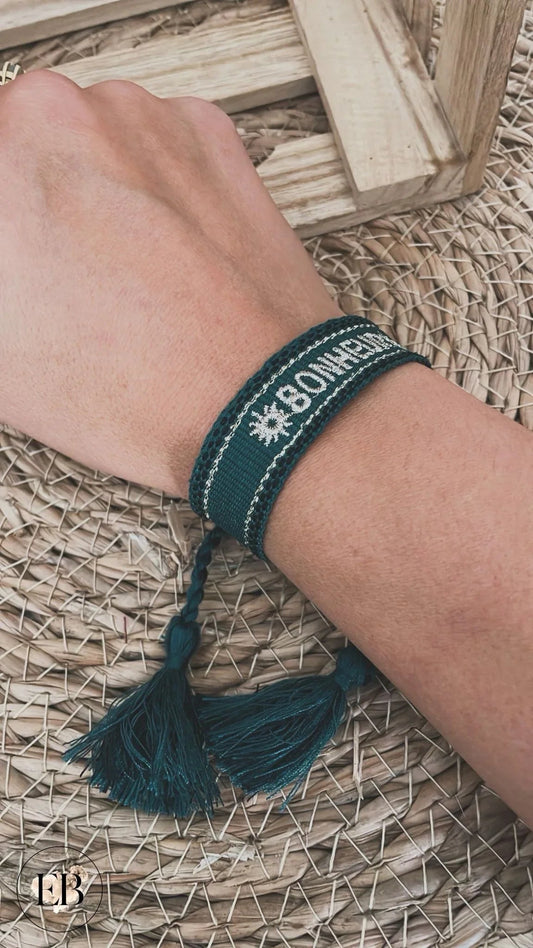 Bracelet BONHEUR [ Vert foncé ] Eylim Boutique
