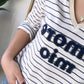 T-shirt AMORE MIO [ Bleu marine ]